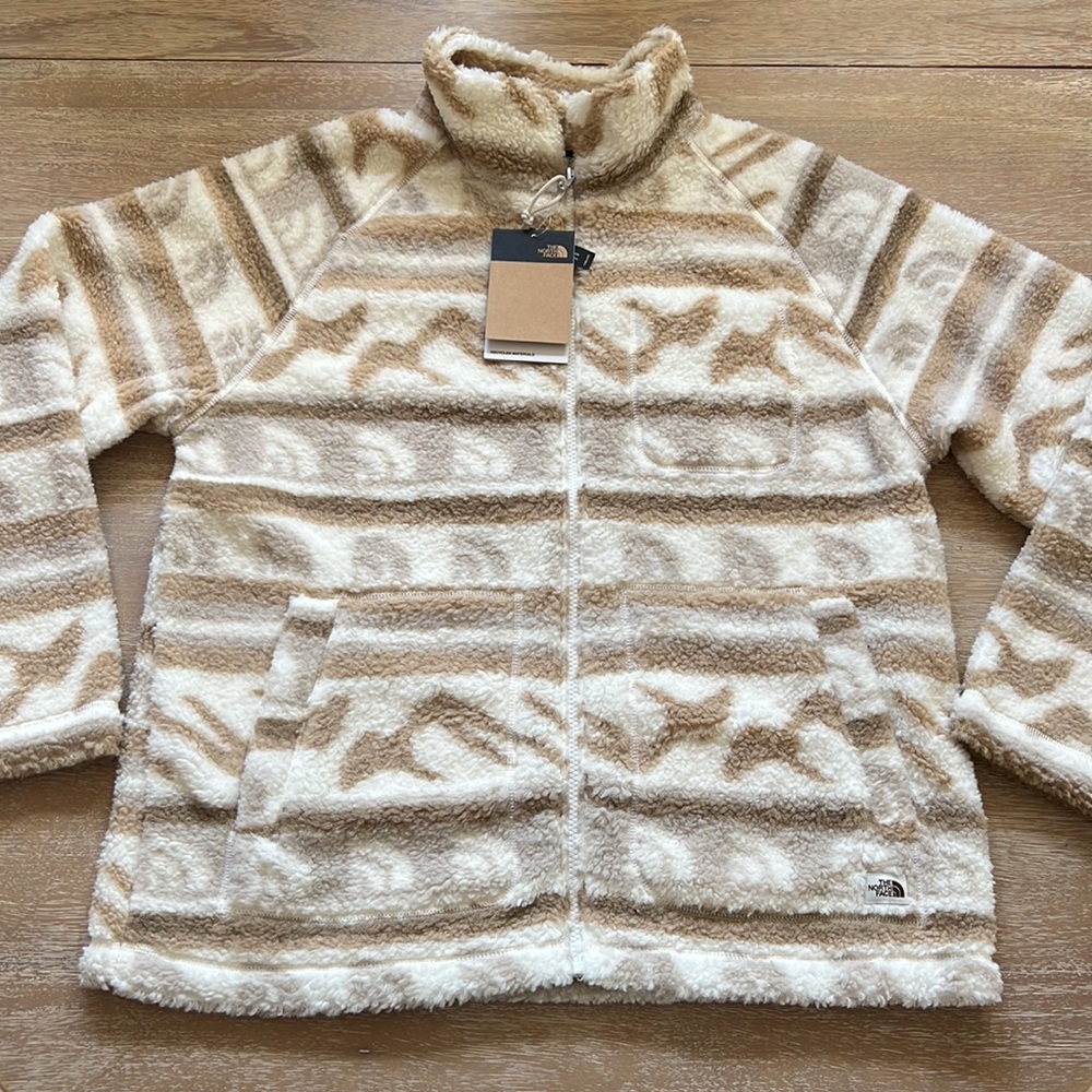 The North Face Women's Printed Ridge Fleece Full-Zip Jacket GDWTNFMTFRLLPRT - Picture 5 of 13